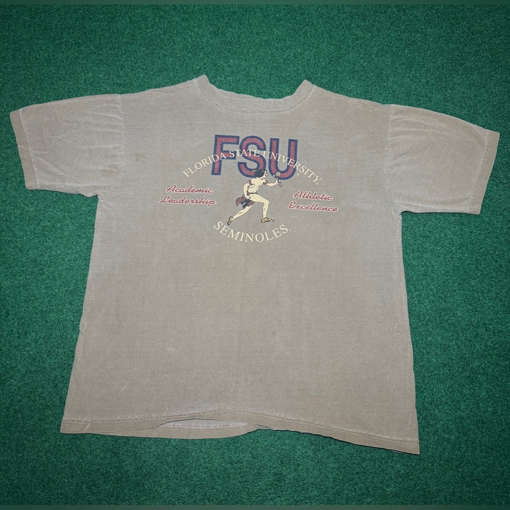Florida State University Seminoles Vintage 90s College Lrg Boxy 24x28 T Shirt